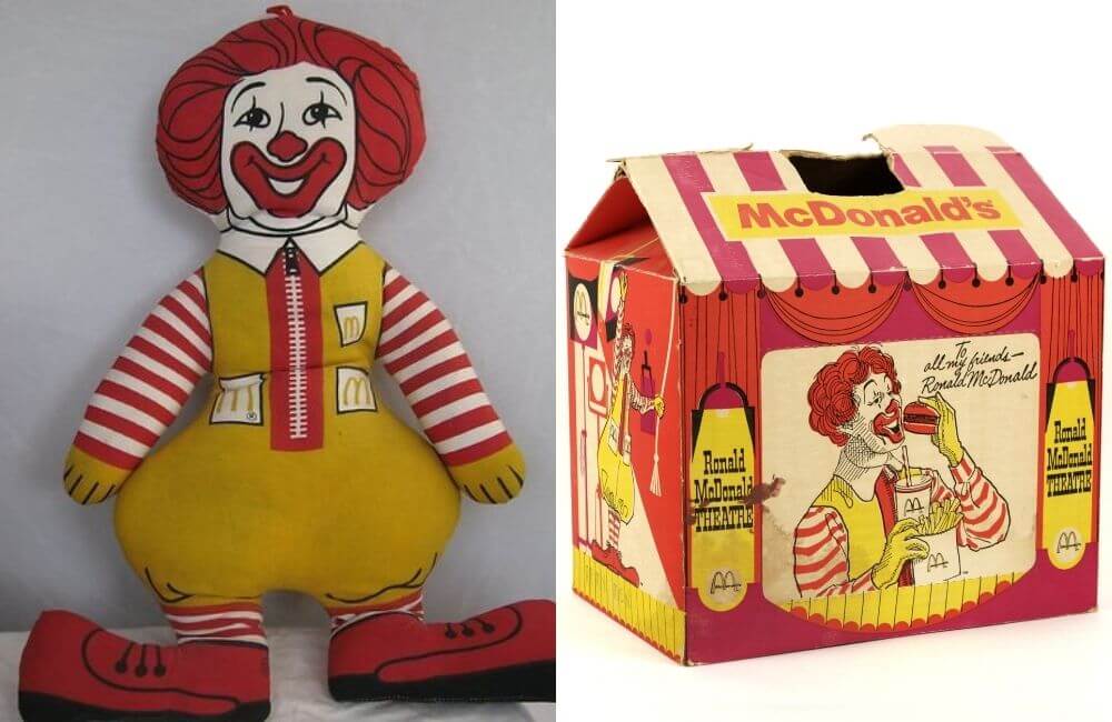 60s Ronald McDonald @Sherri Hausler-Dutton / @Ruth Hernandez / Pinterest.com