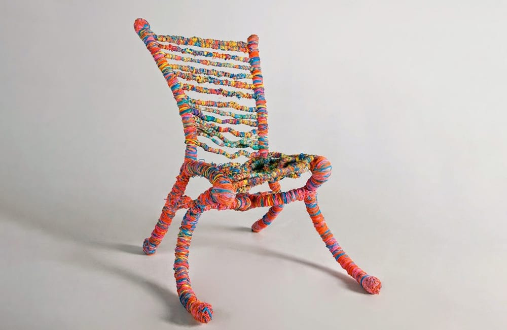 Rubber Bands Into a Chair @federicocurti / Pinterest.com