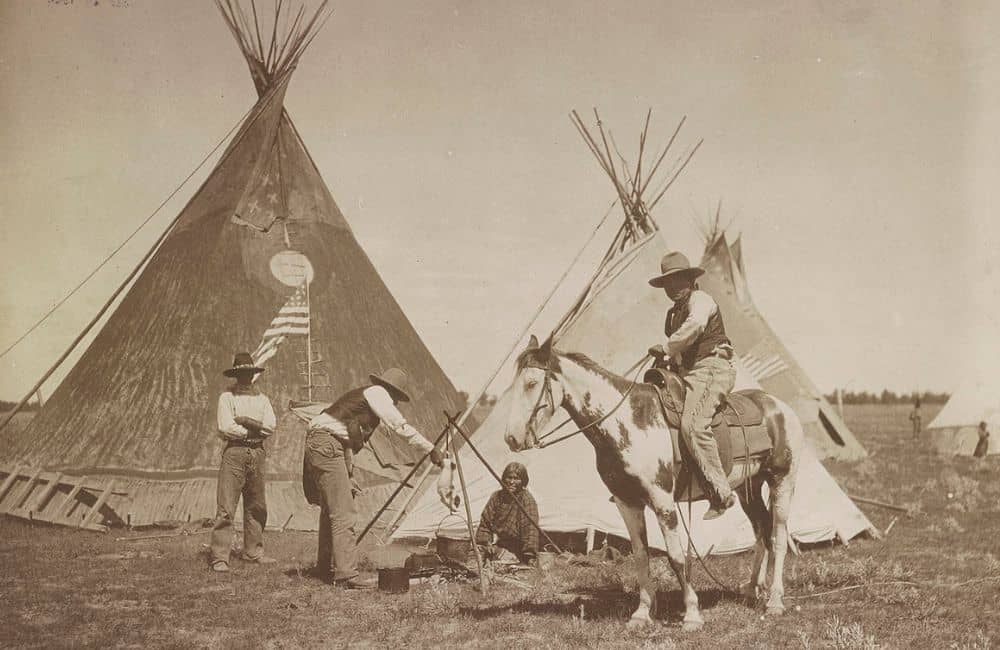 Gros Ventre Camp, Belknap ©Miscellaneous Items in High Demand, PPOC, Library of Congress/Wikimedia Commons