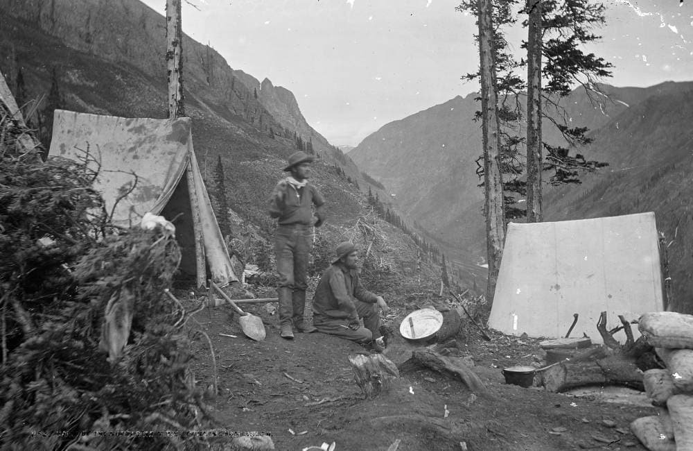 Camp de mineurs du Colorado, vers le milieu des années 1800 ©US National Archives/Wikimedia Commons