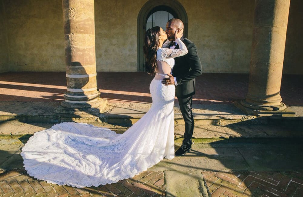 It seemed like two worlds collided when Kanye West, the hip-hop sensation, and Kim Kardashian got together. On their wedding day, the reality personality and the singer didn't cut any corners.