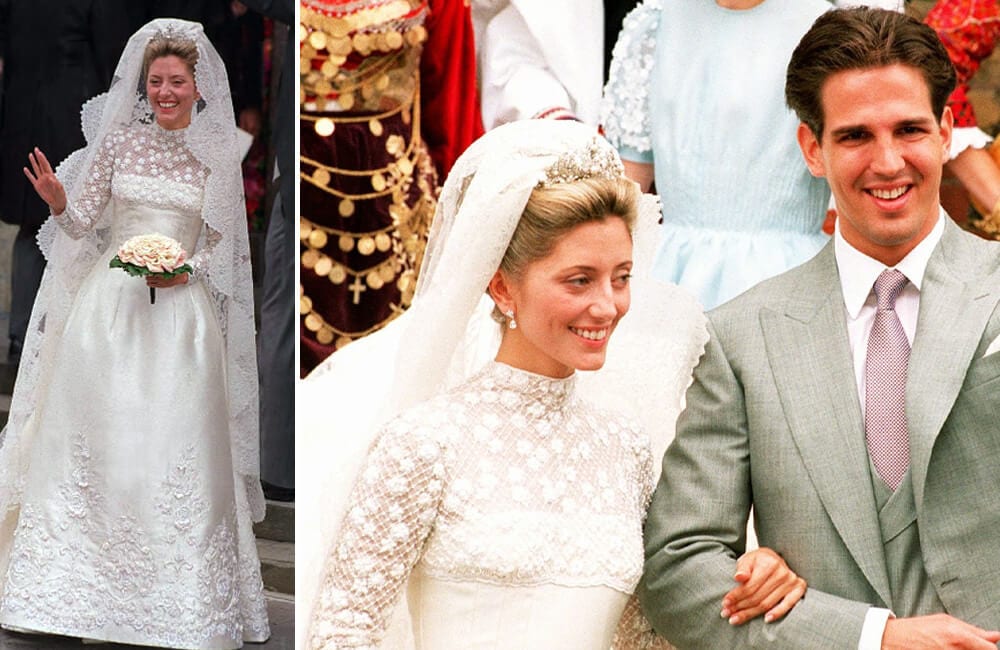 Despite having been born in London, Marie-Chantal Miller wed Pavlos, the Greek Crown Prince, in 1995.