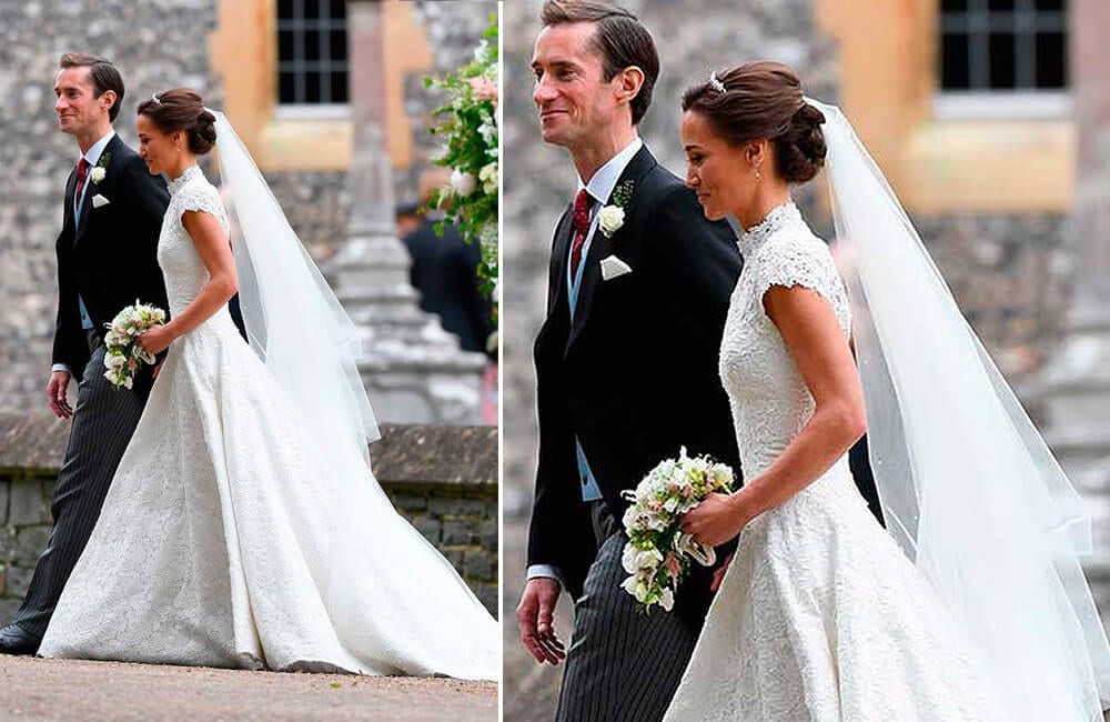 Pippa Middleton, the sister of the Duchess of Cambridge, initially caused a stir in 2011 when she walked in front of Kate to fix the train on her gown as she wed Prince William.