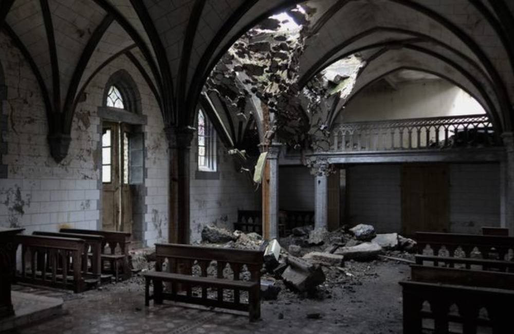 Seminário de Santa Teresinha, Raposeira, Portugal @atlasobscura/Pinterest